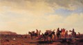 Indians Traveling near Fort Laramie luminism landsacpes Albert Bierstadt